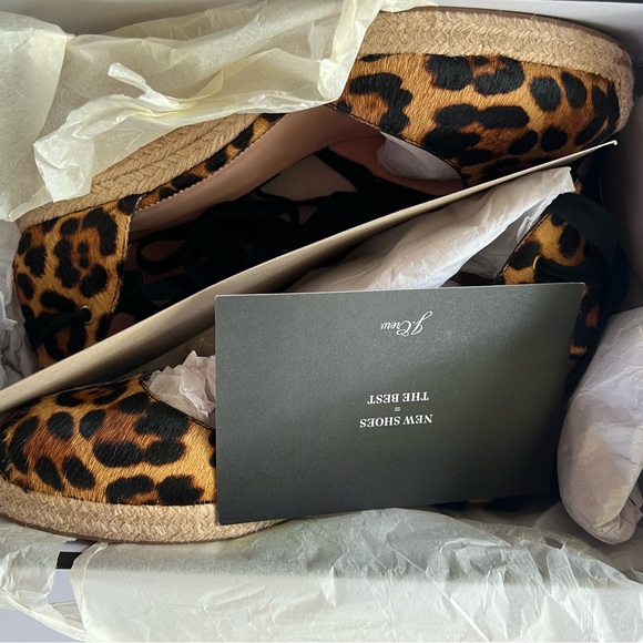 Leopard Print Espadrille J.Crew  Wedge Sandals - Picture 8 of 9